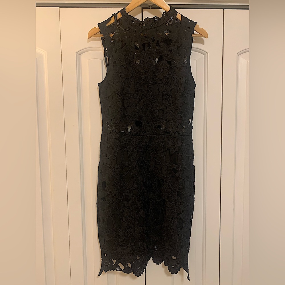 NWT Lacy Little Black Dress 8P